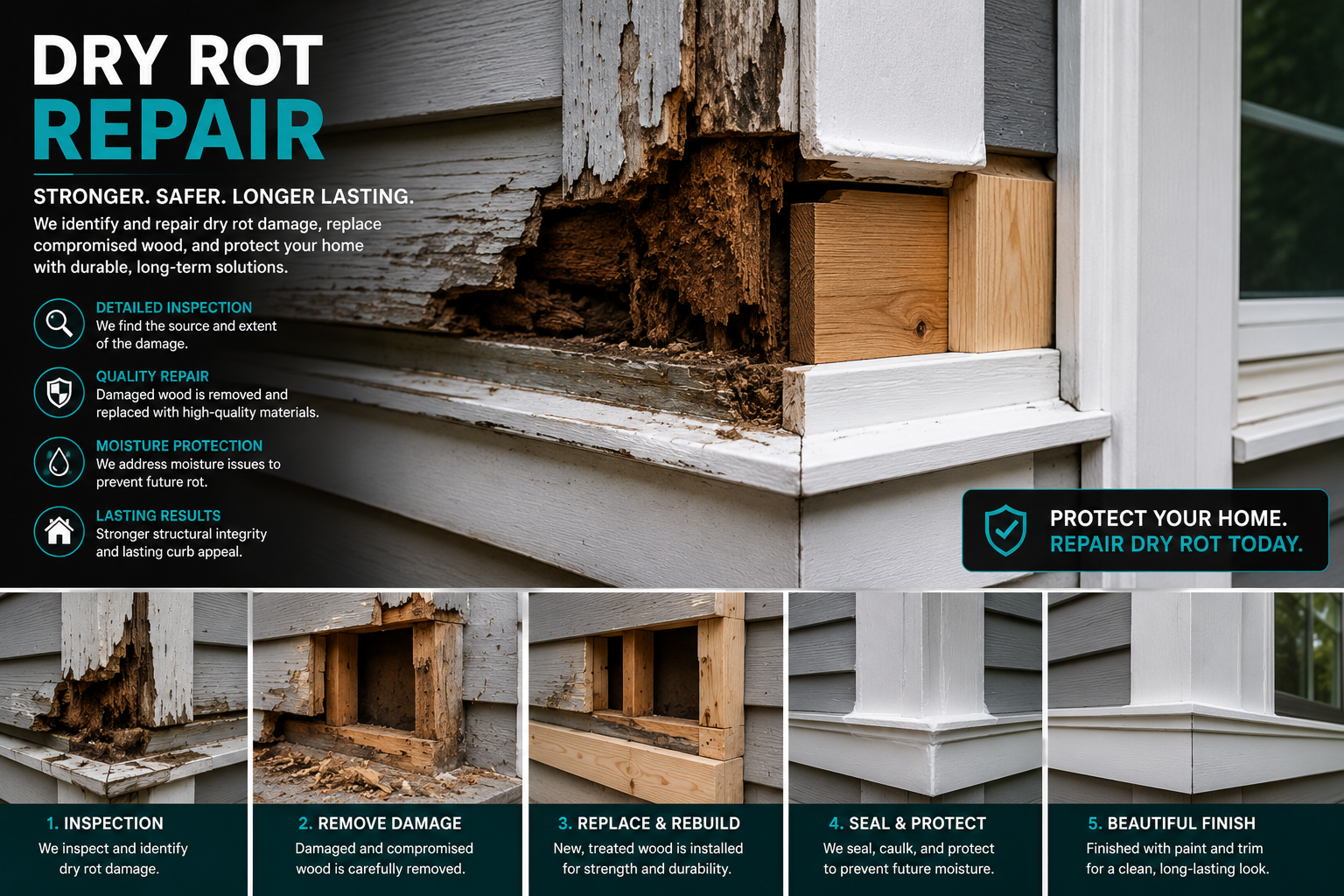Dry Rot Repair Contractor Sacramento CA